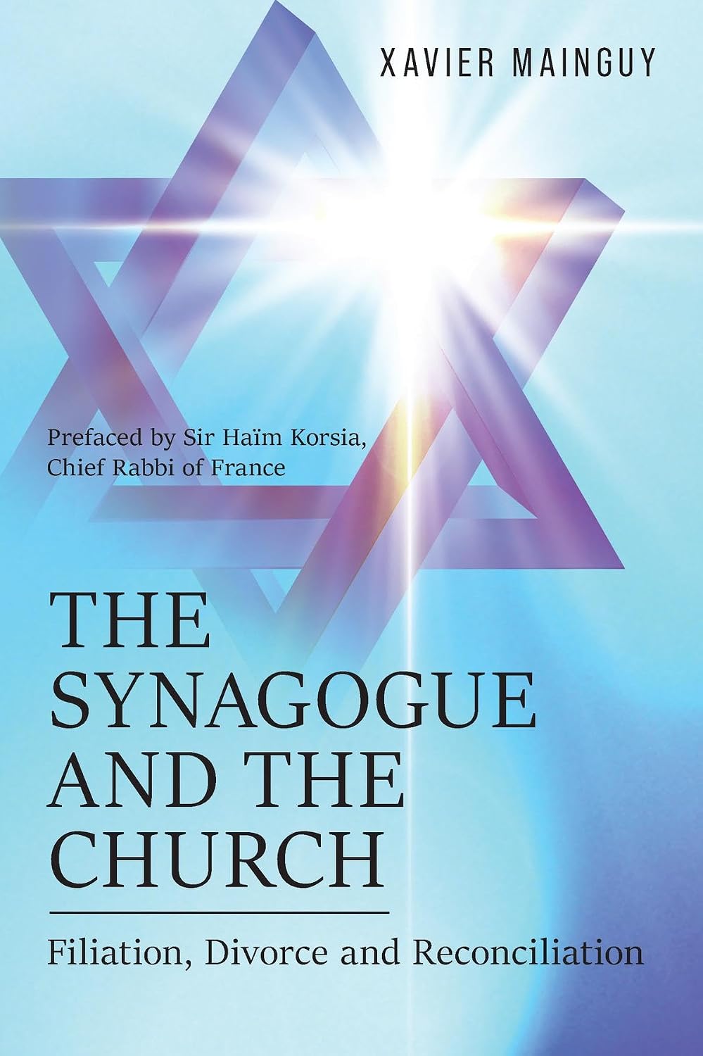 The Synagogue and the Church: filiation, divorce and reconciliation